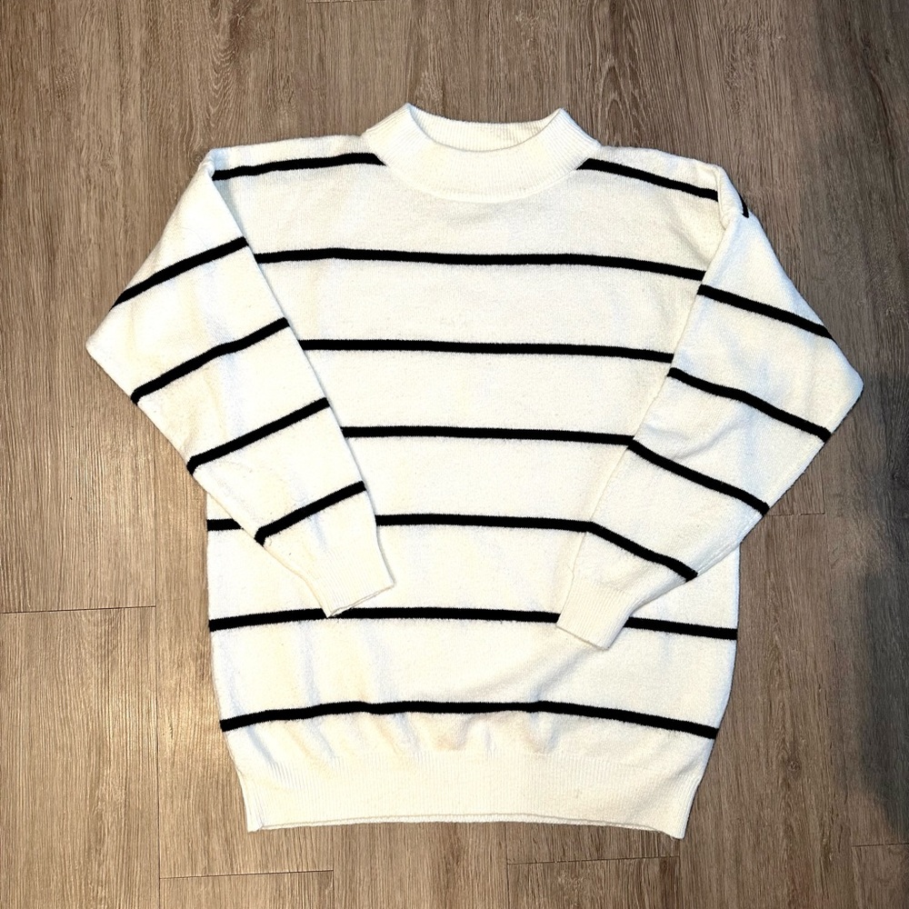 A New Day | Slouchy Mock Turtleneck Pullover Sweater